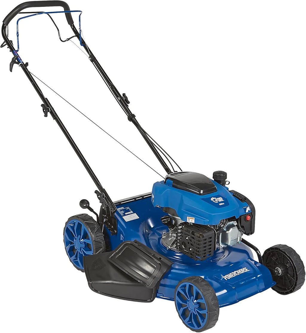 21-Inch 3-in-1 Self-Propelled Gas Lawn Mower 200cc 4-Stroke OHV Engine, Mulch, Bag