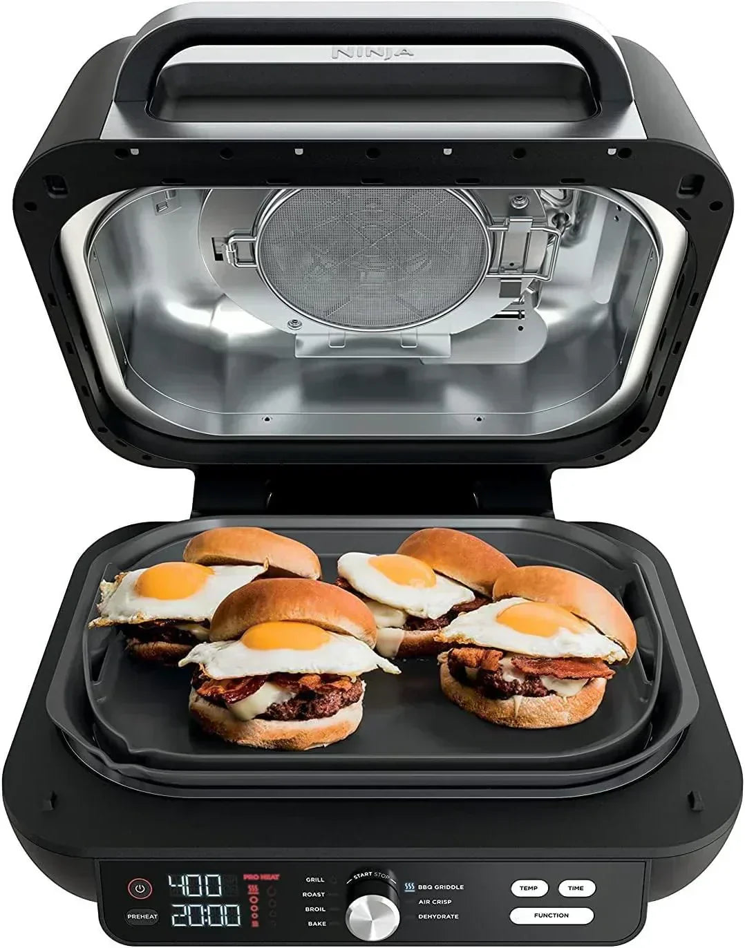 Ninja Foodi Smart XL 6-in-1 Indoor Grill with Air Fry Bake Roast Broil and Dehydrate