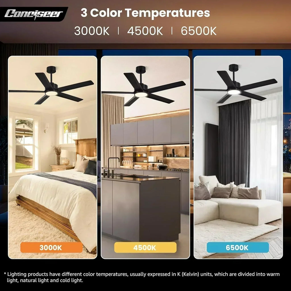 Modern ceiling fan 72 inch bedroom living room library cafe outdoor/industrial