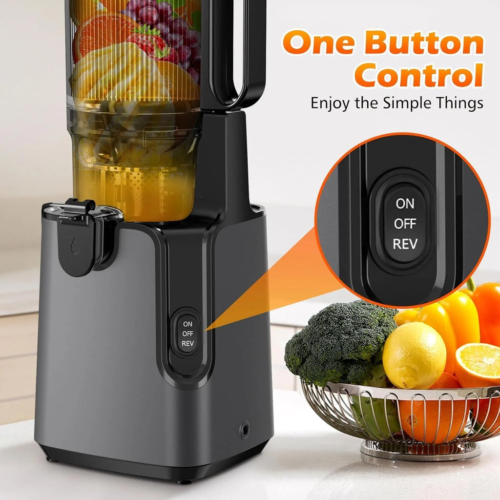 Juicer Machines with 5.8 Large Feed Chute Cold Press Juicer Slow Masticating juicer
