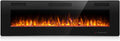 Antarctic Star 42 Inch Electric Fireplace in Wall Recessed and Wall Mounted Fireplace Heater