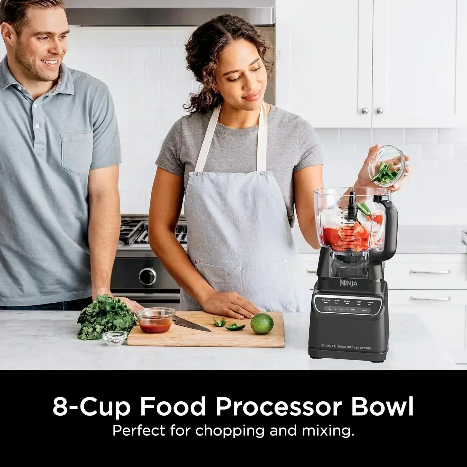 Ninja Mega Kitchen System 1500 Watt 72 Ounce Full Size Blender and 8 Cup Food Processor
