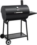 Royal Gourmet CC1830 30 Barrel Charcoal Grill with Heating Rack, Outdoor Grill, 627 Sqm