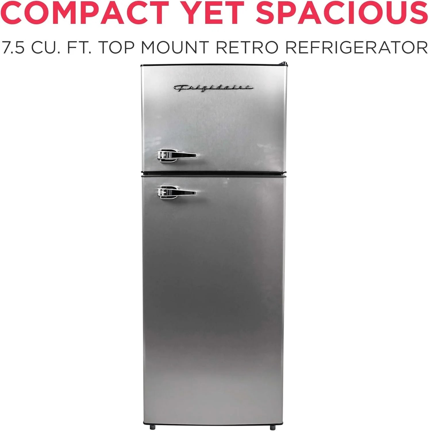 Frigidaire, 2 Door Apartment Size Refrigerator/Freezer Combo, 7.5 cu ft