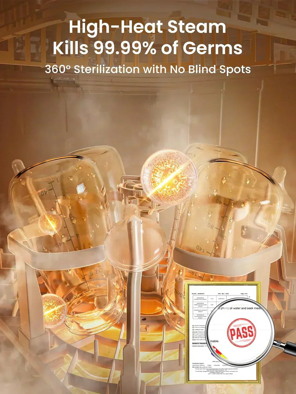 Bottle Washer Pro All-in-One Bottle Washer and Sterilizer Baby Bottle Washer for Bottles