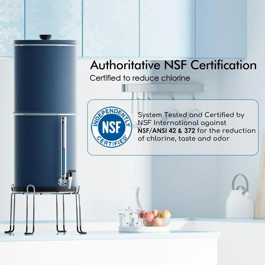 Purewell three-stage 0.01��m ultrafiltration gravity water filtration system 304