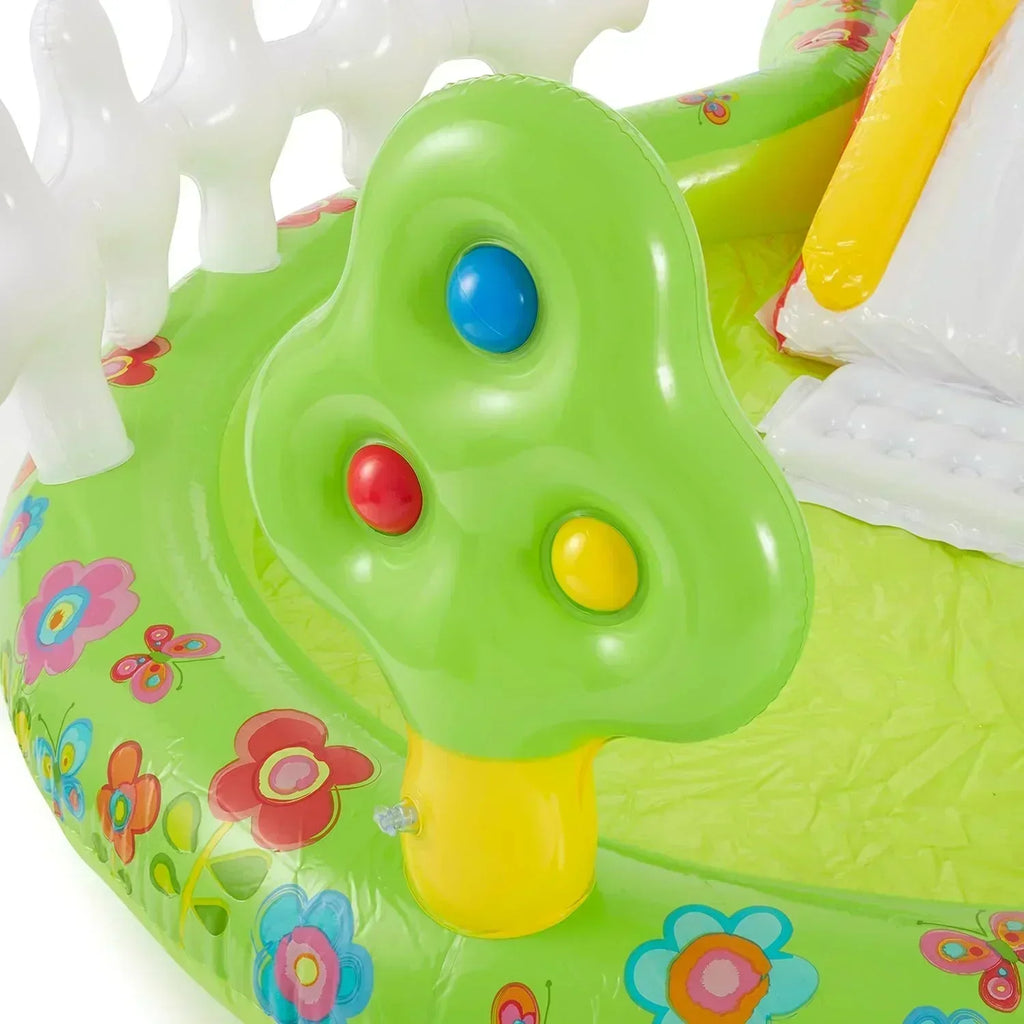 Intex 96 x 78 x 28 Inflatable Jungle Adventure Play Center Spray Kiddie Pool Water Slide