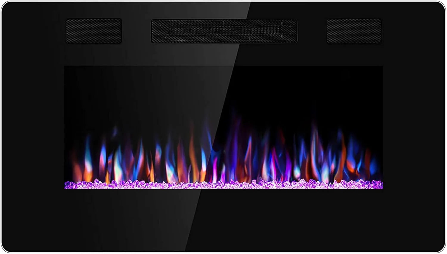 Antarctic Star 42 Inch Electric Fireplace in-Wall Recessed and Wall Mounted