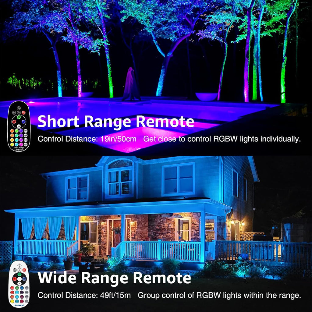 LED Landscape Lighting Kit Color Changing Waterproof Landscape Lights