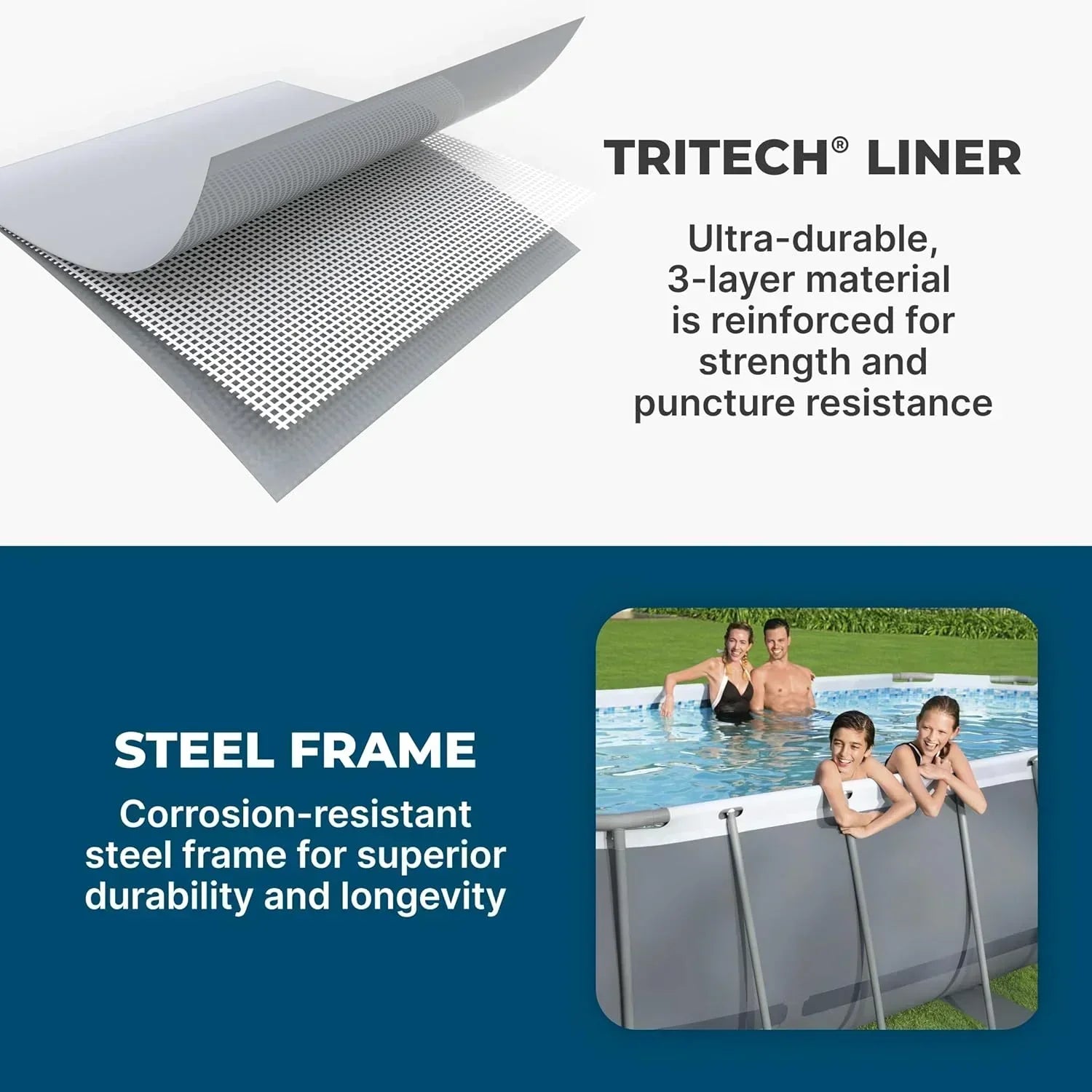 Power Steel 14' x 8'2 x 39.5 Oval Above Ground Pool Set Includes 530gal Filter Pump Ladder