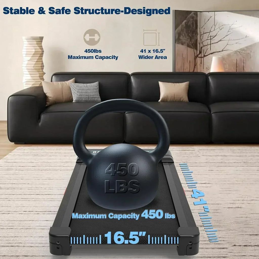 Home compact mountaineering treadmill LED screen Bluetooth speaker