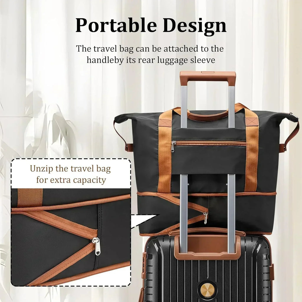 5-piece PP hardshell lightweight travel carry-on luggage set with dual spinner wheels