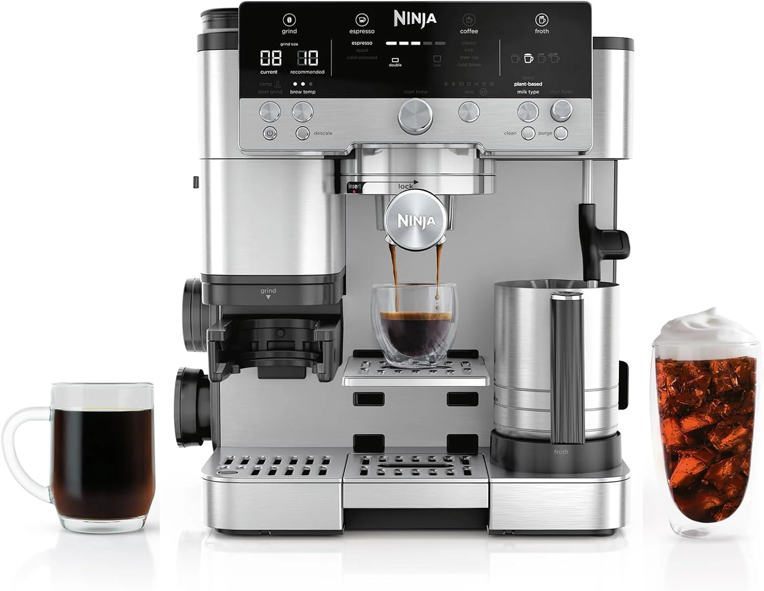 Ninja Luxe Caf�� Premier Series, Espresso Machine, Drip Coffee Maker & Rapid Cold Brew