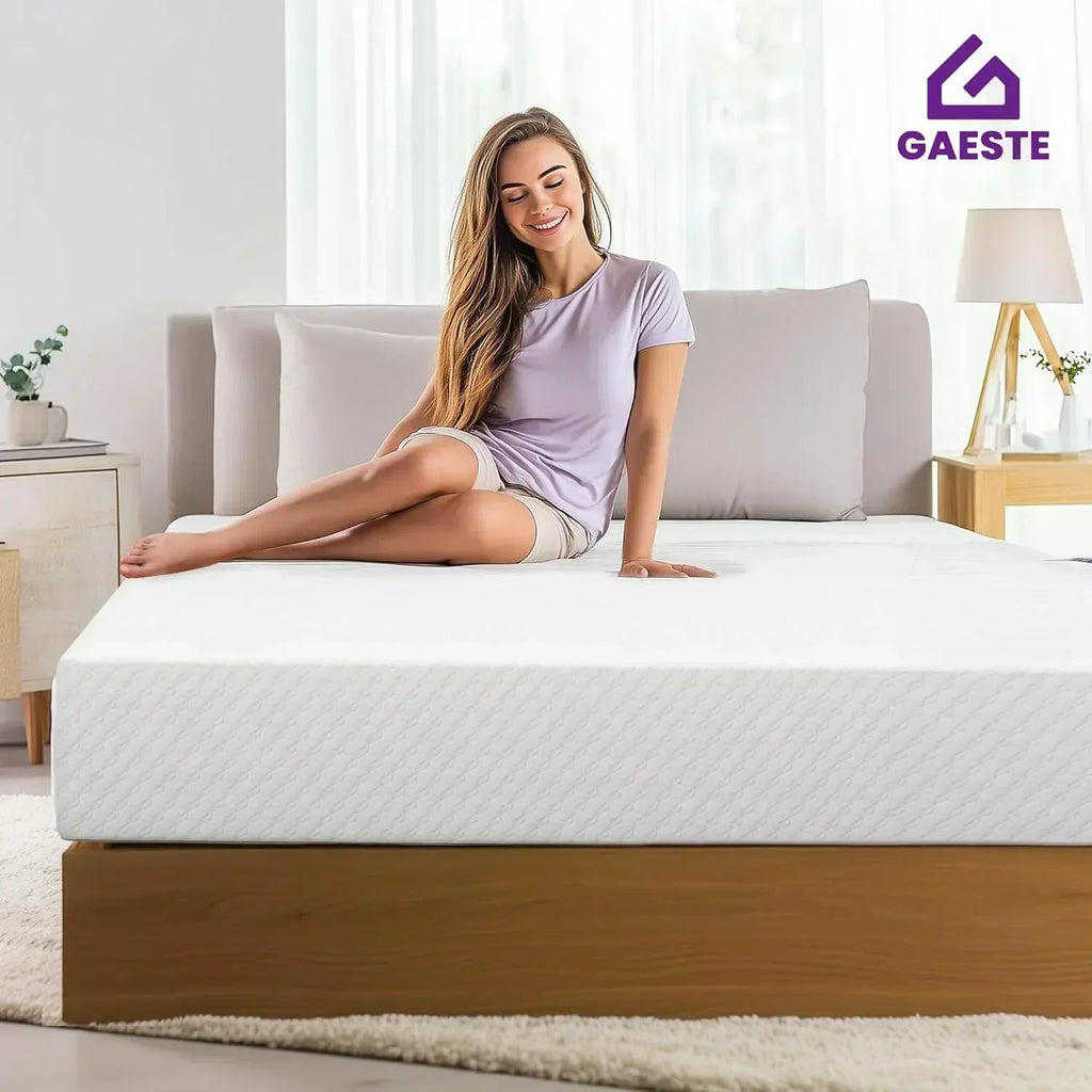 GAESTE 8-inch Fully Cooling Gel Memory Foam Mattress Mattress-in-a-Box