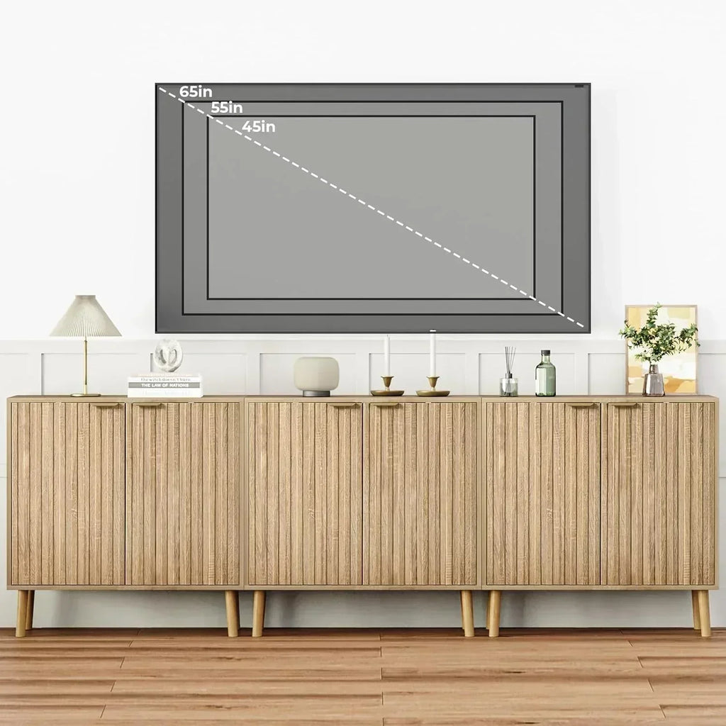 Free Standing Cabinet Black Wood for Living Room Bedroom Dining Room Hallway