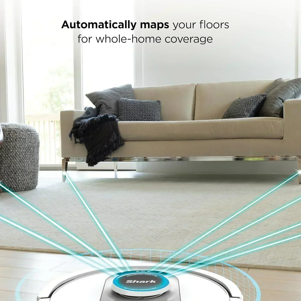 Voice Control Robot Vacuum with Matrix Clean Navigation Home Mapping 60-Day Capacity