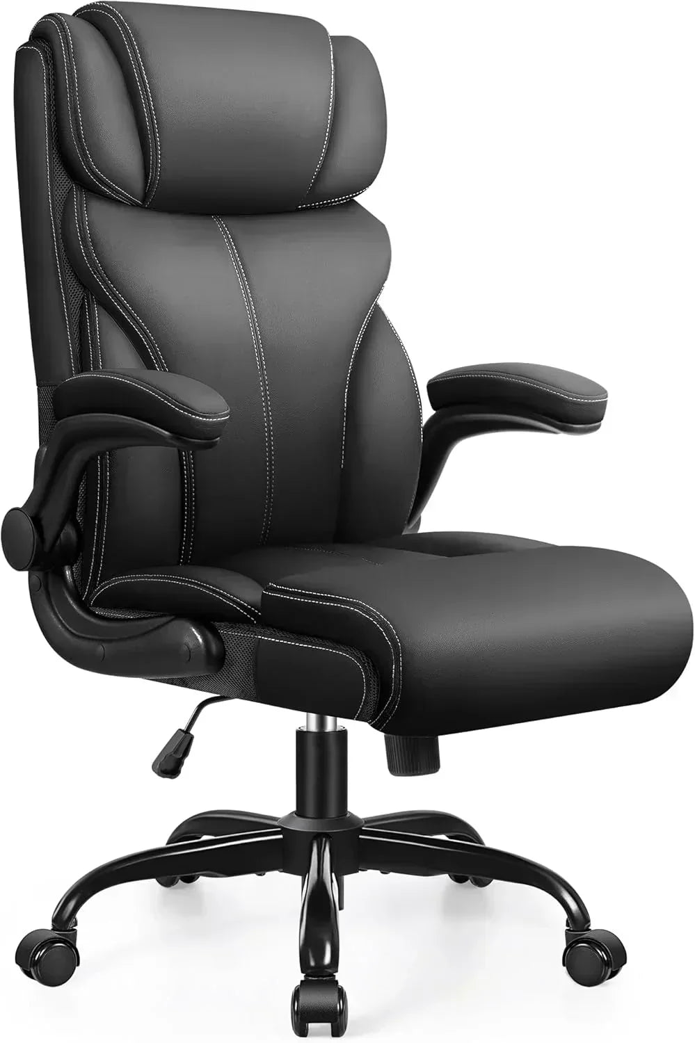 Office Chair Large High-Foot Computer Desk Chair Chair Lumbar Support Rotating Computer Chair