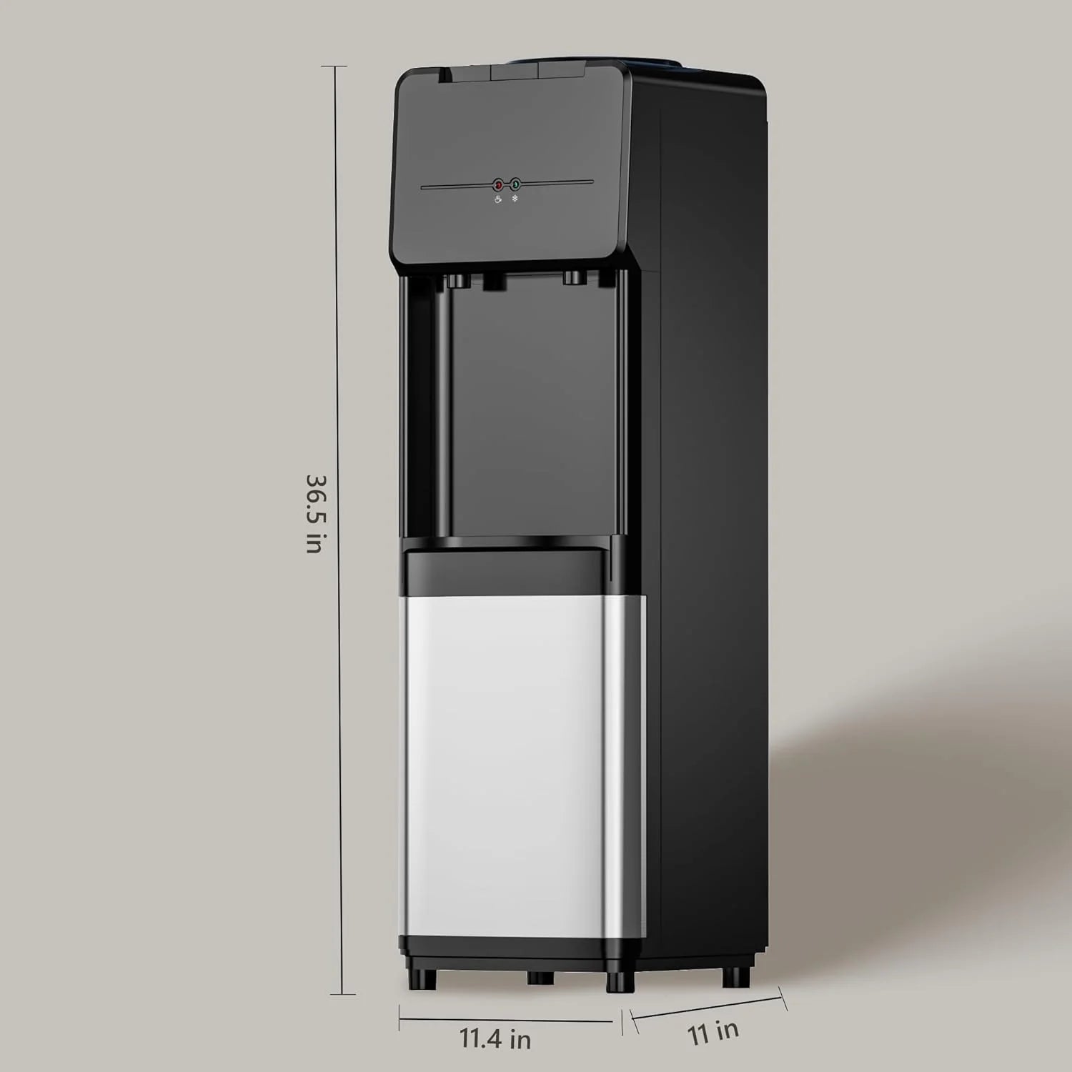 Euhomy Hot and Cold Water Dispenser, top-loading water dispenser, suitable for 3/5 gallon water bottles