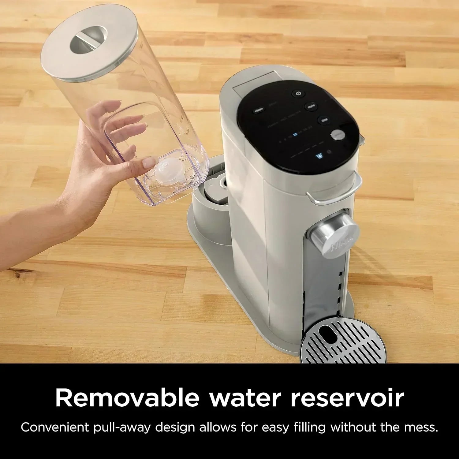 Ninja Pods Grounds Single-Serve Coffee Maker K-Cup Pod Compatible Brews Grounds Compact Design