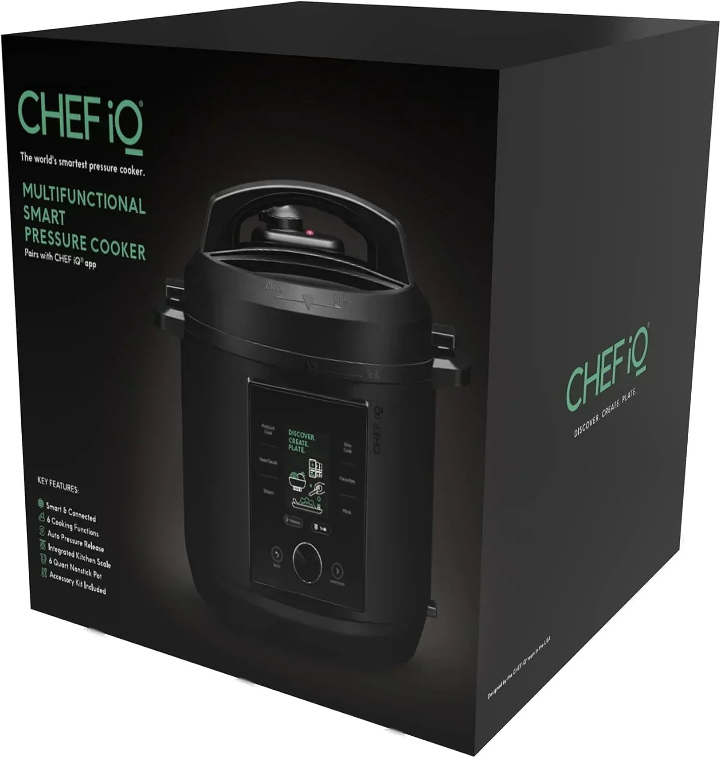 CHEF iQ Smart Pressure Cooker with WiFi and Built-in Scale 10-in-1 Multi-Cooker Rice Cooker