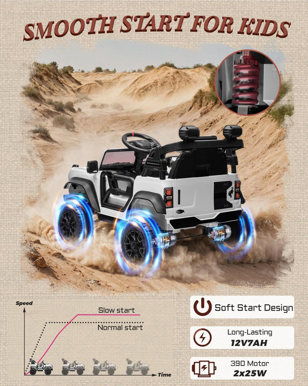 Kids Pink Ride-On Truck Battery Powered Electric Toy Car
