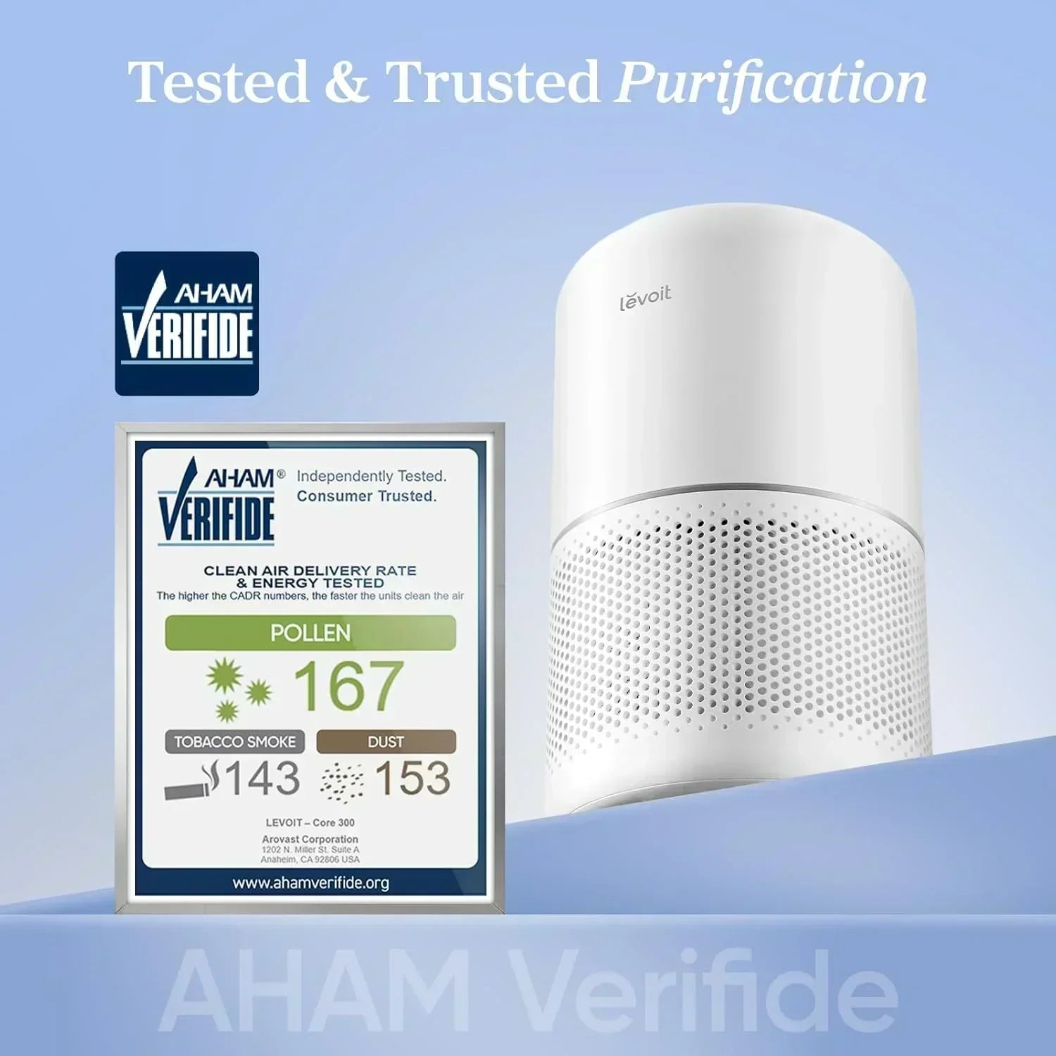 Air Purifier for Bedroom Allergies and Pet Hair 56W High Torque Motor