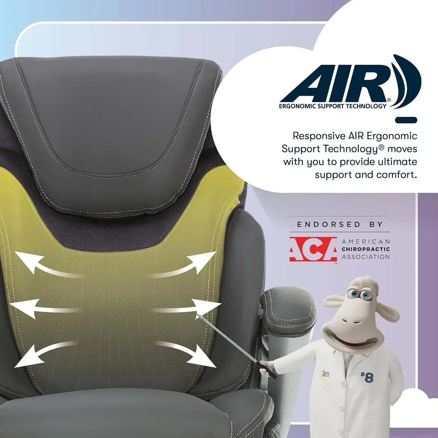 Executive office chair ergonomic computer desk and chair