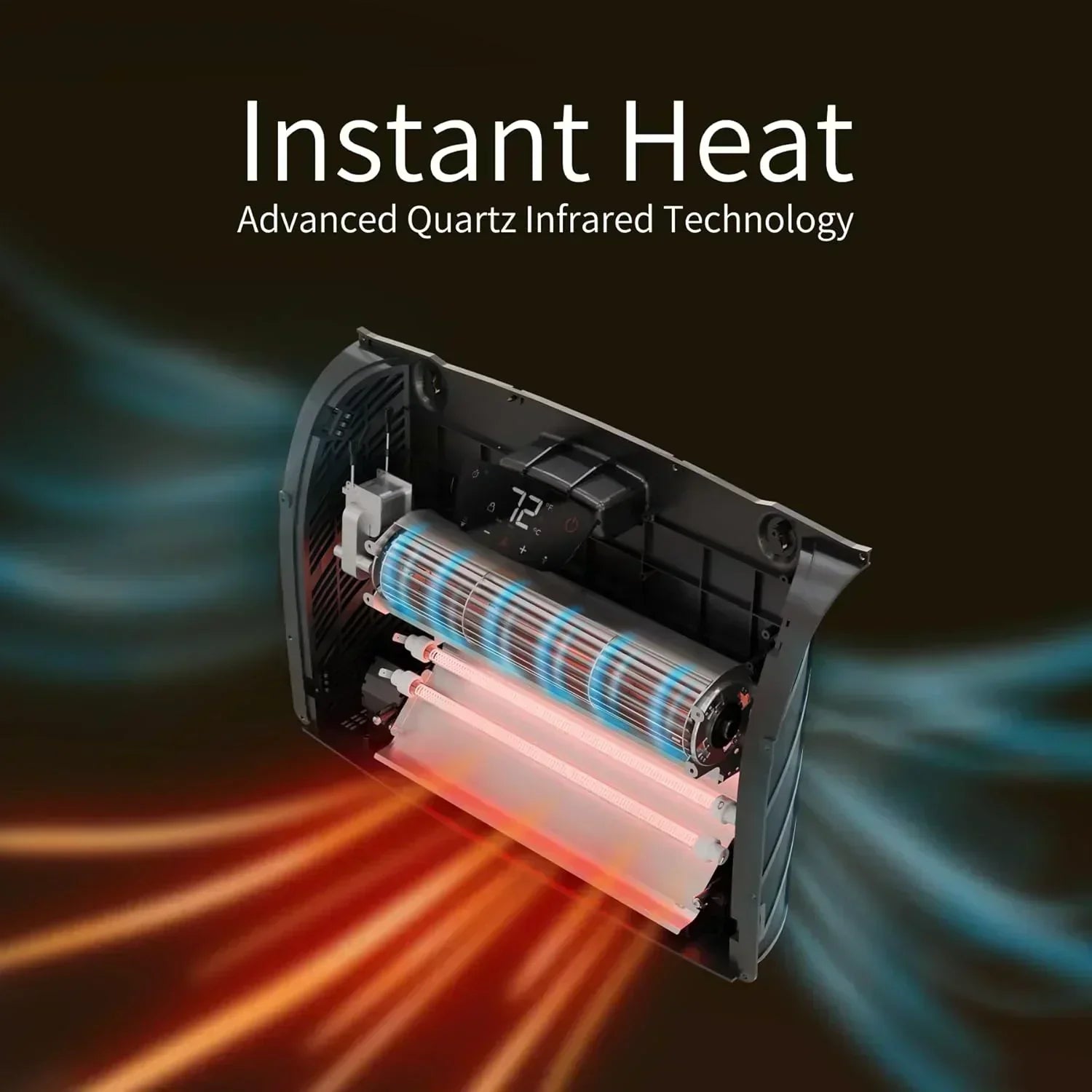 HS-1500-PHX-WIFI Infrared Heater Wifi Wall Mounted