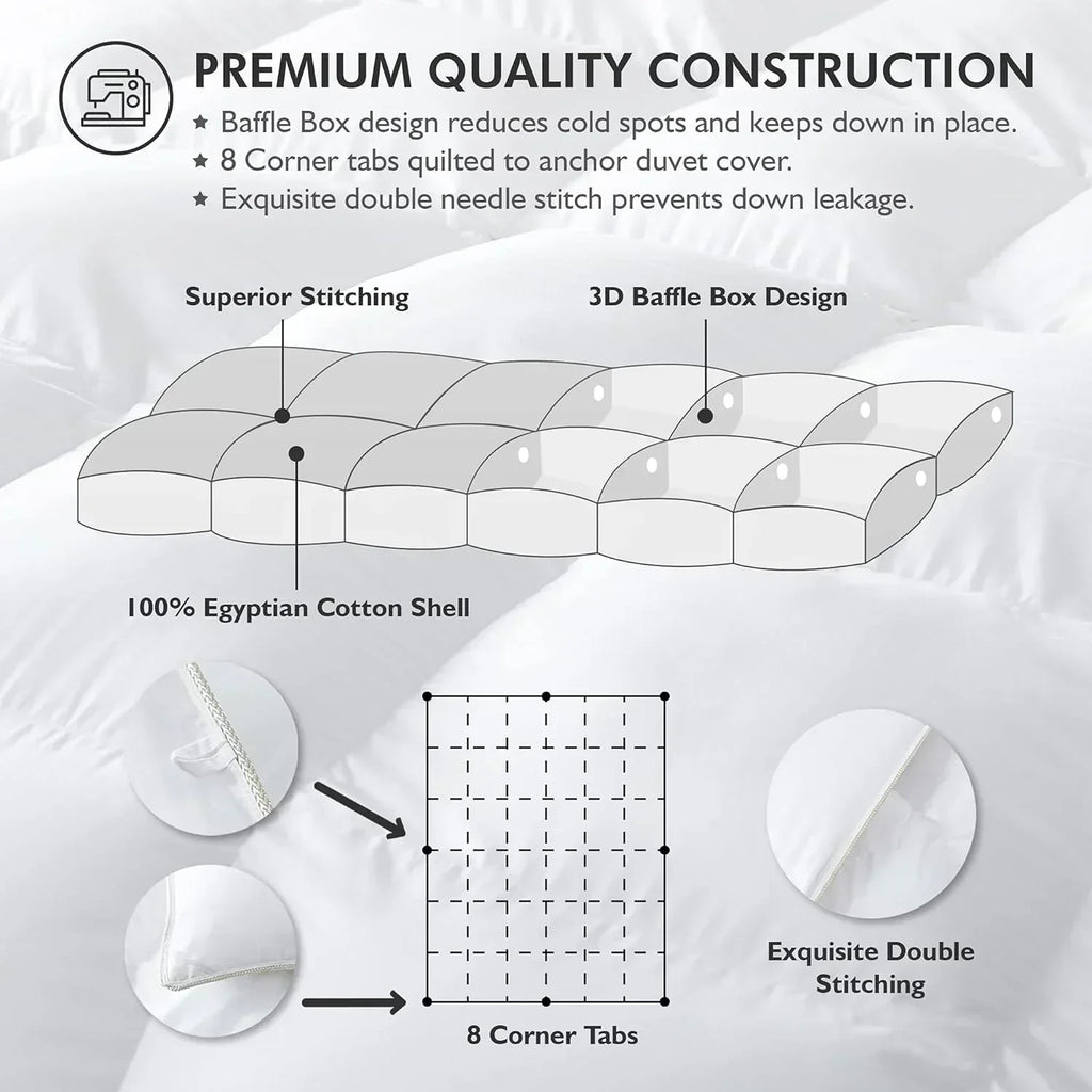 Baffle Box Design Comforter Duvet