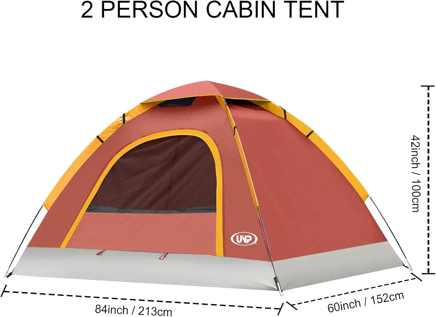 Camping Tent 2/3/4/6 Person Dome Tent Portable Camping Tent Outdoor and Backpacking Beach