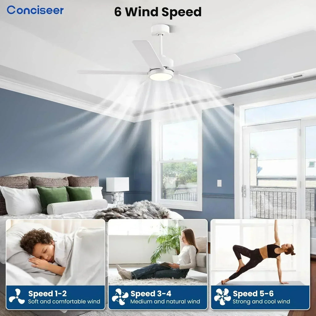 Modern ceiling fan 72 inch bedroom living room library cafe outdoor/industrial