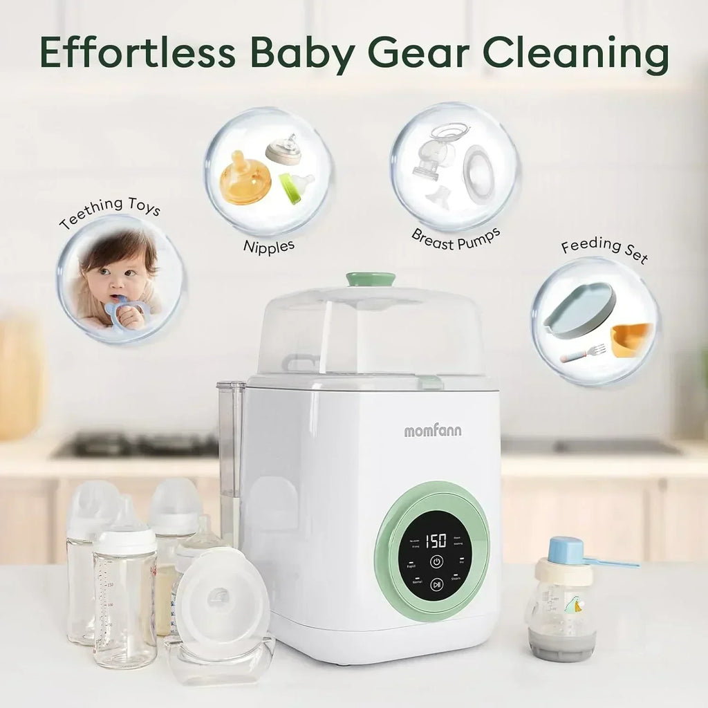 Baby Bottle Washer-19 Min Rapid Wash Sterilizer and Dryer All-in-One Cleaner Bottles Pump Parts
